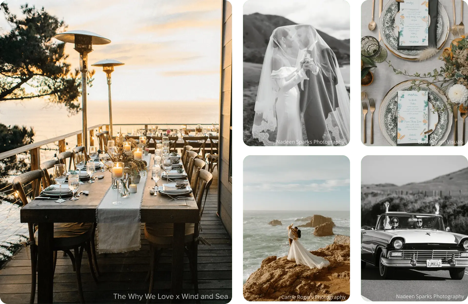 intimate wedding in Big Sur