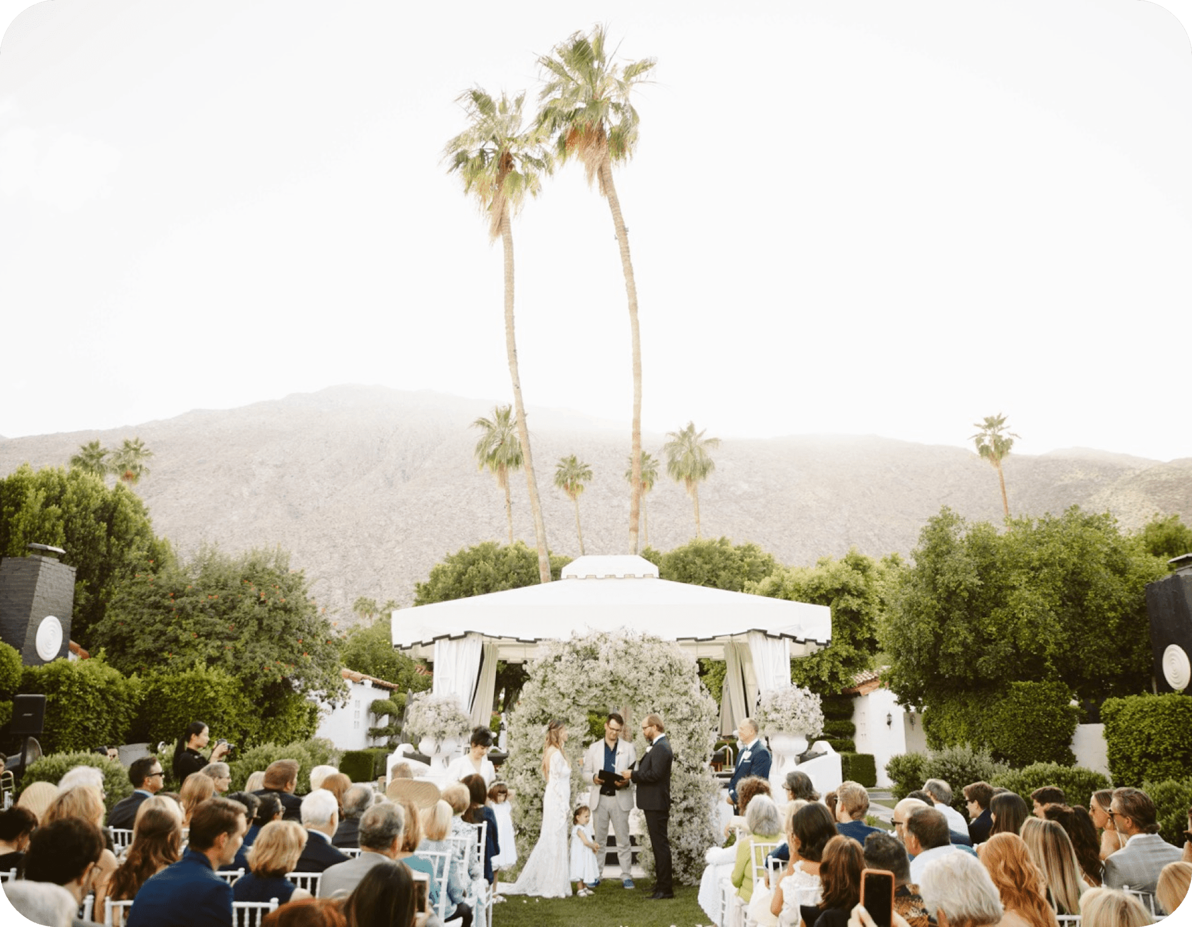 intimate wedding in Palm Springs