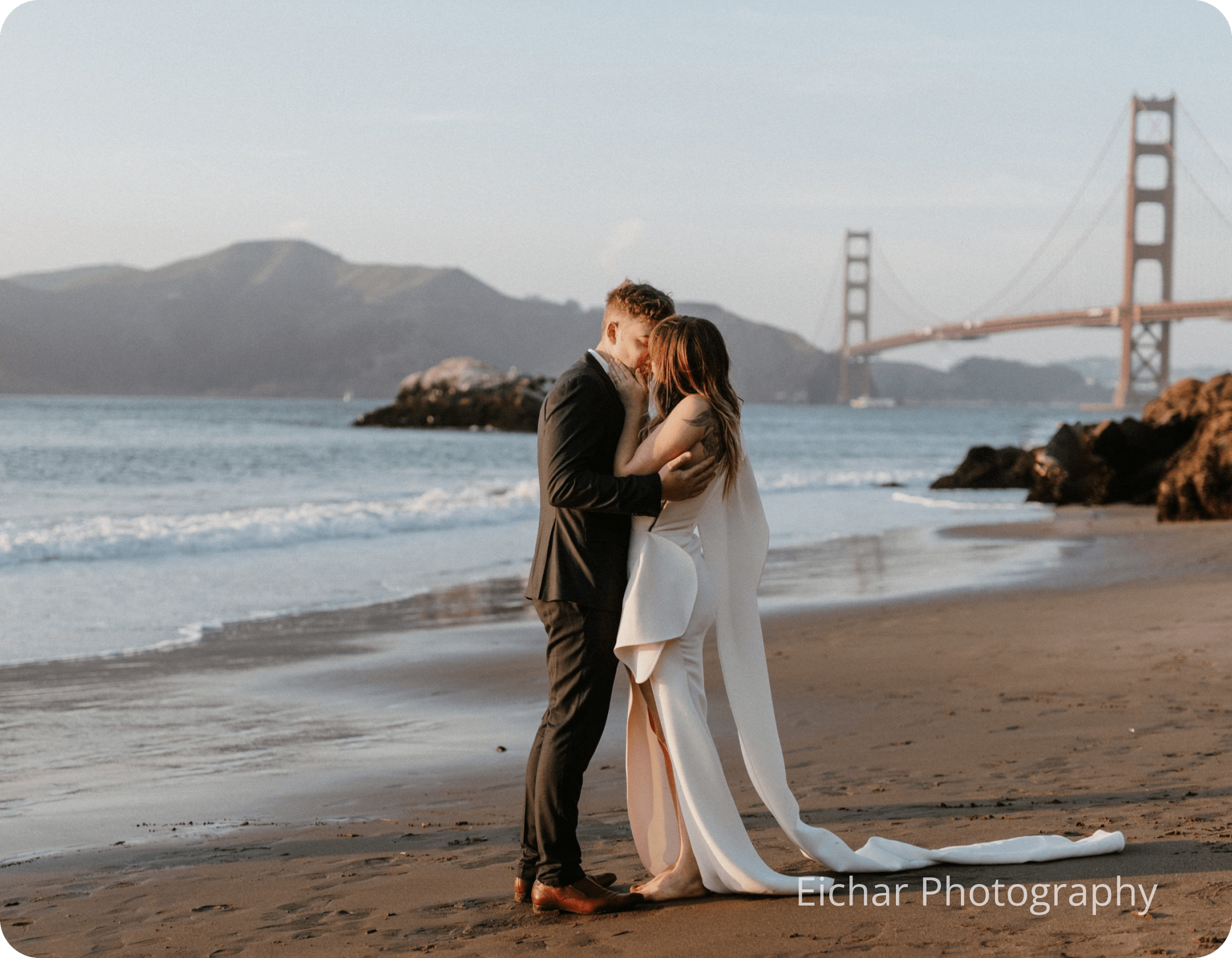 Golden Gate Elopement Couple