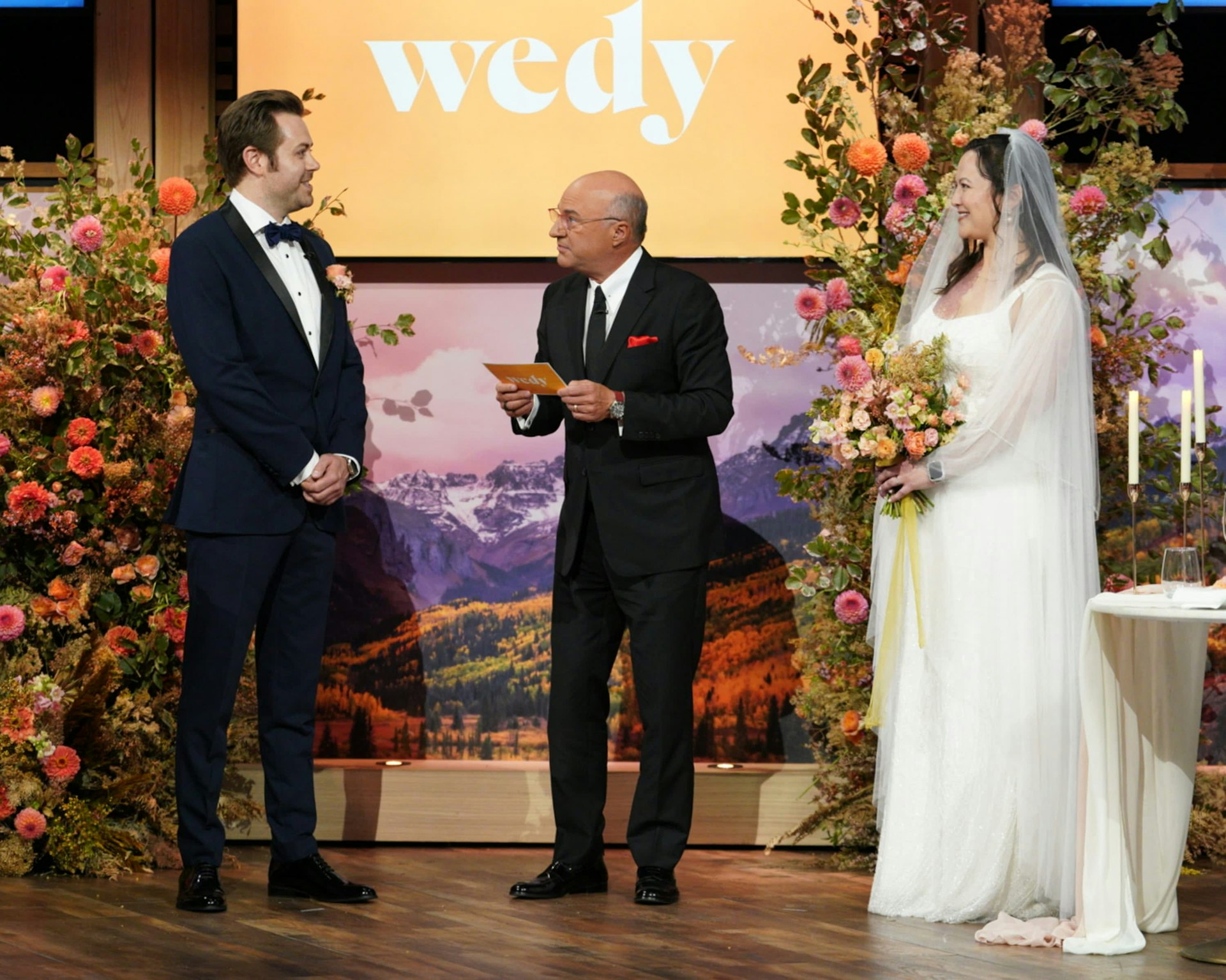 Kevin O’Leary as the Wedding Officiant. 