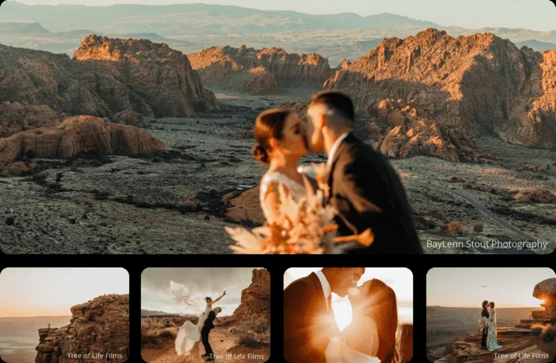 elopement and intimate wedding in Utah package