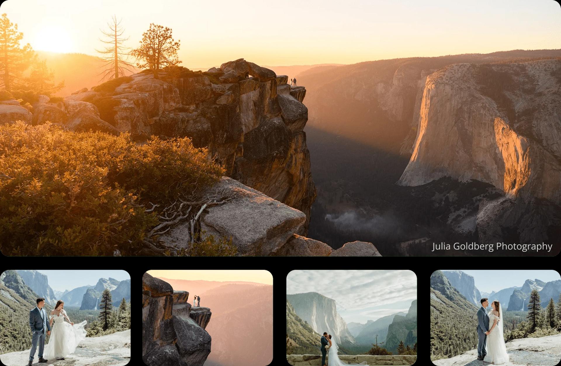 Yosemite Elopement Couple